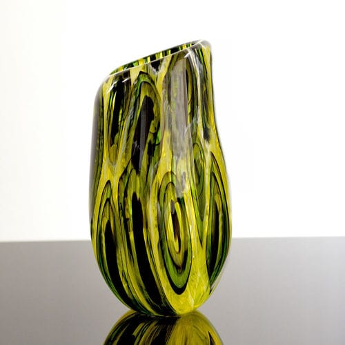 Vase contemporain - MAGDELENA™  - Amel Chamandy® Designs - en verre soufflé / en verre de Murano / fait main