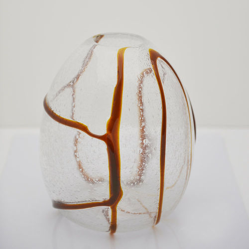 Vase contemporain - AUTUMN™: MEDIUM  - Amel Chamandy® Designs - en verre soufflé / fait main