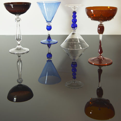 Verre à pied - JACK L™ - Amel Chamandy® Designs - à cocktail / professionnel