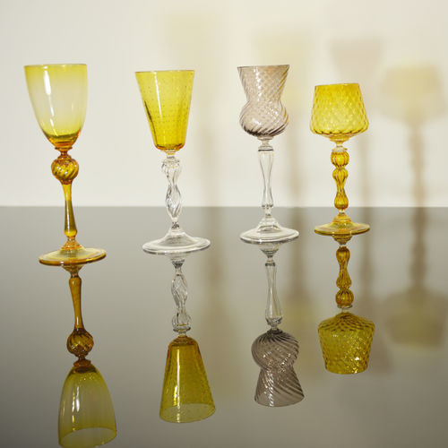 Verre à vin - CHARLENE-GRACE™ - Amel Chamandy® Designs - à pied / professionnel