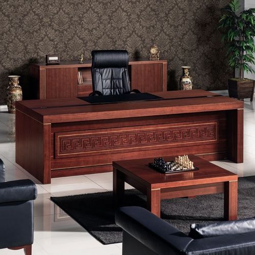 Bureau de direction - MAKLORA - Flekssit Office Furniture - classique / en MDF / avec rangement