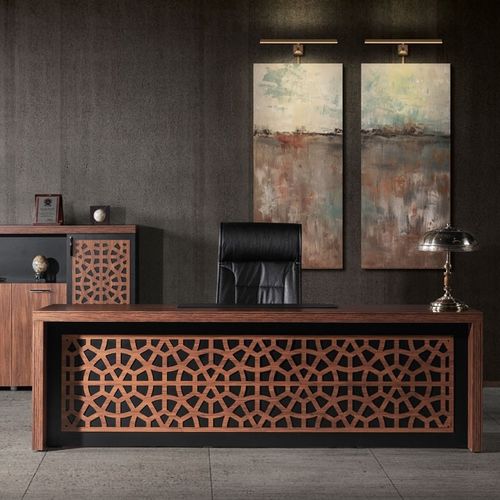 Bureau de direction - ANATOLIA - Flekssit Office Furniture - sur pied / classique / en bois
