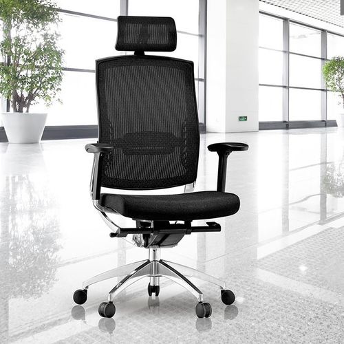 Fauteuil de direction contemporain - ABANT - Flekssit Office Furniture - en cuir / en résille / en aluminium