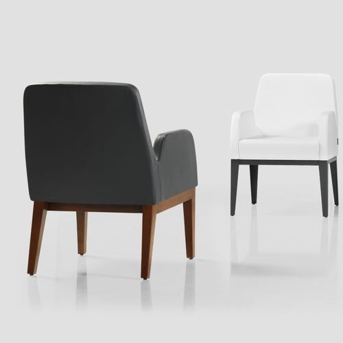 Chaise visiteur contemporaine - NERGIS - Flekssit Office Furniture - d'intérieur / en tissu / en polyuréthane