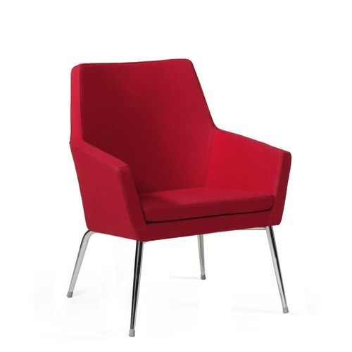 Chaise visiteur contemporaine - ALIZE - Flekssit Office Furniture - d'intérieur / en tissu / tapissée