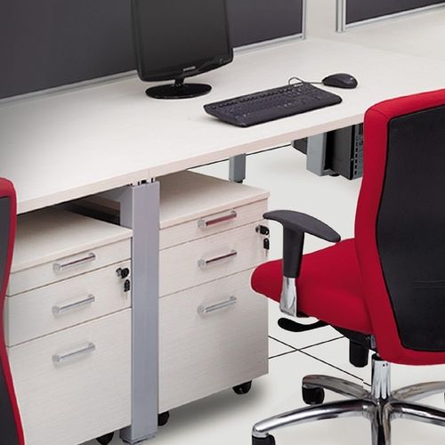 Caisson de bureau en bois - SKS SERIES - Flekssit Office Furniture - à 3 tiroirs / à 4 tiroirs / à roulettes
