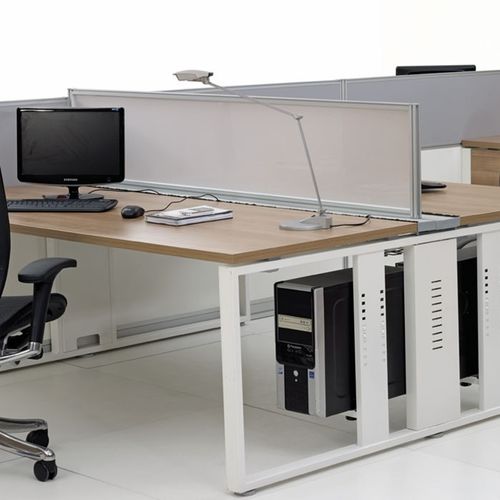 Séparateur de bureau au sol - LIGHTPAN - Flekssit Office Furniture - sur bureau / en tissu / en acier