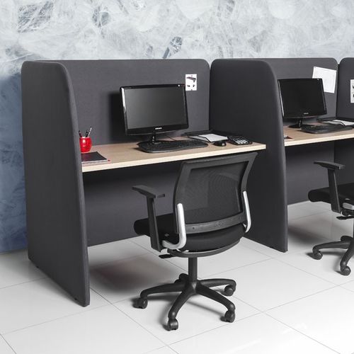 Séparateur de bureau au sol - SWEET - Flekssit Office Furniture - en tissu / modulable