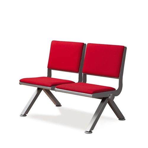 Sièges sur poutre en acier - SITRIN - Flekssit Office Furniture - en tissu / 3 places / 2 places