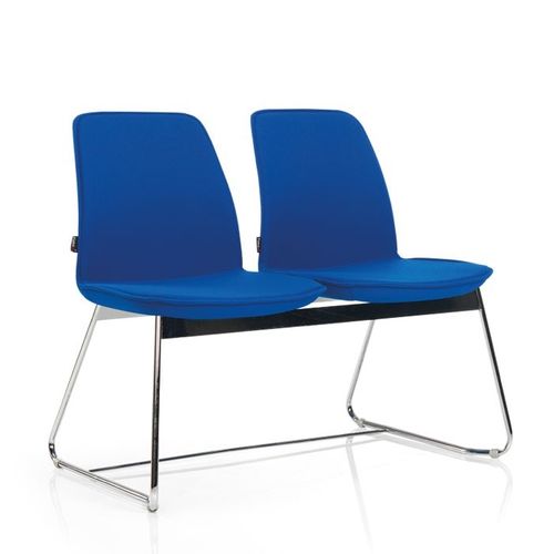 Sièges sur poutre en tissu - SUDE - Flekssit Office Furniture - en polyuréthane / 2 places / contemporain
