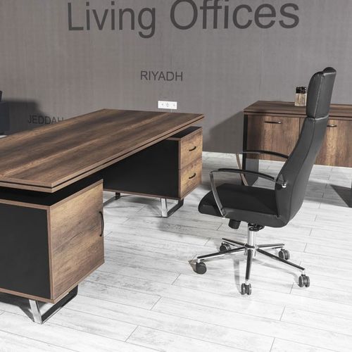 Bureau de direction - SHIMMER - Flekssit Office Furniture - contemporain / en mélaminé / avec rangement