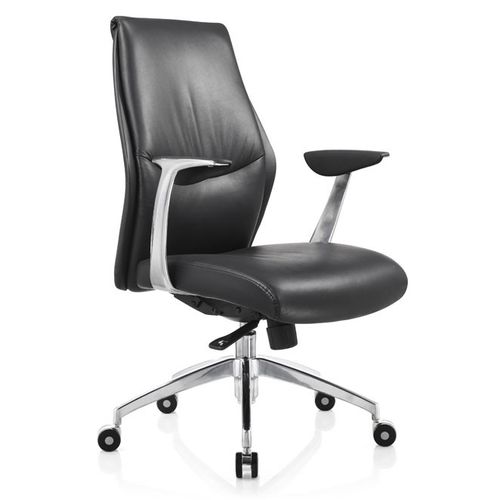 Chaise de bureau contemporaine - VILLA - Flekssit Office Furniture - d'intérieur / en cuir / tapissée