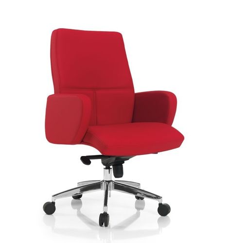 Fauteuil de bureau contemporain - WINNER - Flekssit Office Furniture - en tissu / en aluminium / tapissé