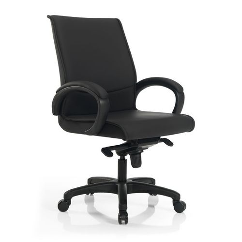 Chaise de bureau contemporaine - SWANKY - Flekssit Office Furniture - d'intérieur / en polyuréthane / avec piètement en acier