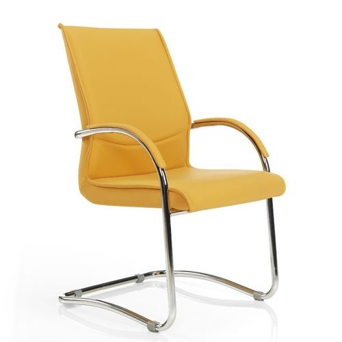 Chaise visiteur contemporaine - SWANKY - Flekssit Office Furniture - d'intérieur / en acier / en polyuréthane