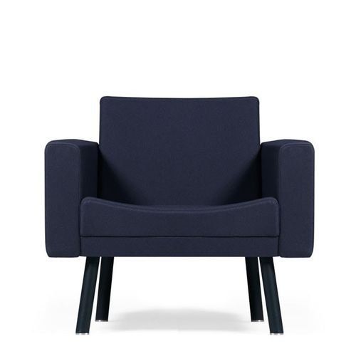 Fauteuil visiteur contemporain - TOLL - Flekssit Office Furniture - en tissu / en métal / tapissé