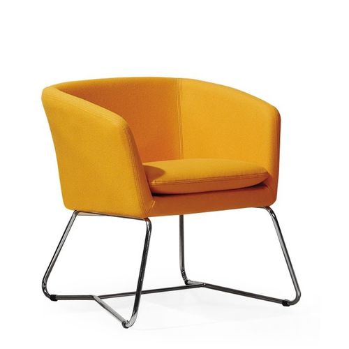 Chaise visiteur contemporaine - KUVARS - Flekssit Office Furniture - d'intérieur / en polyuréthane / tapissée