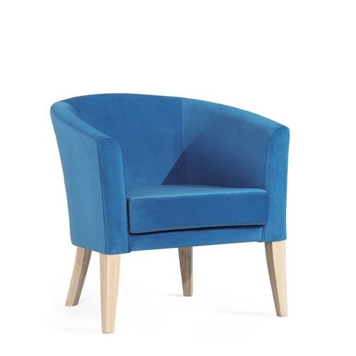 Chaise visiteur contemporaine - AÇELYA - Flekssit Office Furniture - d'intérieur / en tissu / avec piètement en bois