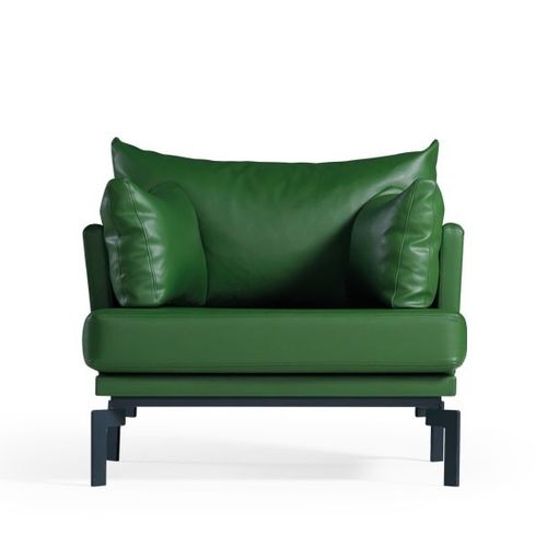Fauteuil contemporain - SEKI - Flekssit Office Furniture - en cuir / en métal / ergonomique