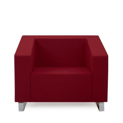 Fauteuil contemporain - JIVAL - Flekssit Office Furniture - en tissu / en métal / tapissé