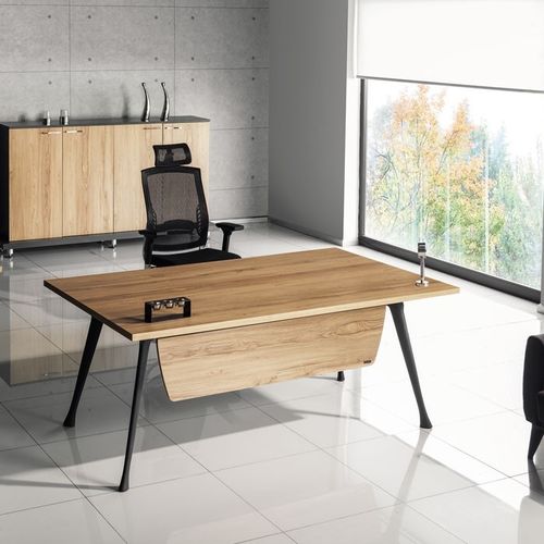 Bureau de direction - I TOSS - Flekssit Office Furniture - contemporain / en mélaminé / avec rangement