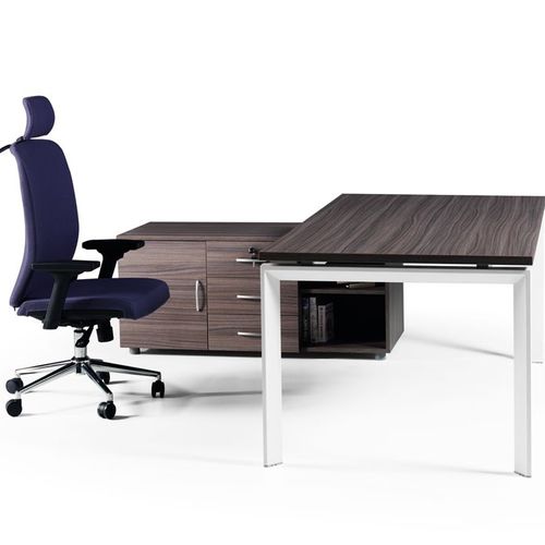 Bureau de direction - FERRO - Flekssit Office Furniture - contemporain / en mélaminé / avec rangement