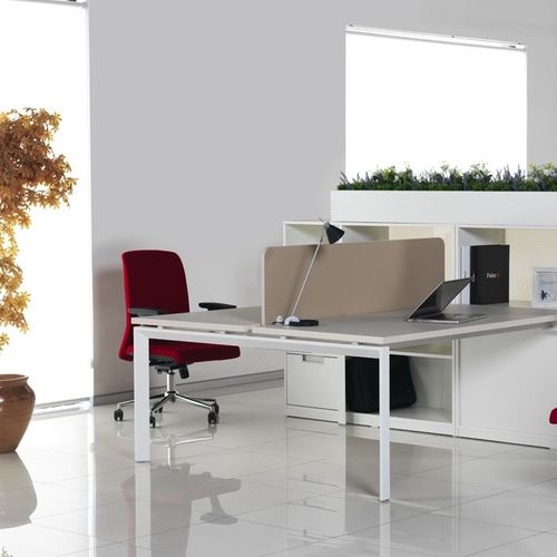 Bureau pour open space - FERRO - Flekssit Office Furniture - contemporain / en mélaminé / professionnel