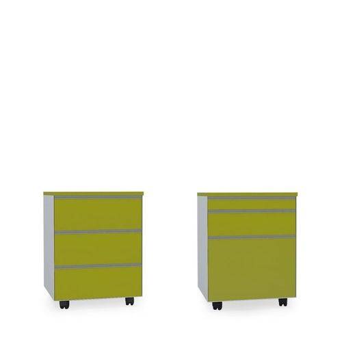 Caisson de bureau en mélaminé - FERRO - Flekssit Office Furniture - à 3 tiroirs / à 2 tiroirs / à roulettes