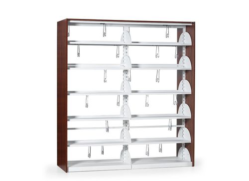 Bibliothèque haute - Flekssit Office Furniture - contemporaine / en métal / en mélaminé