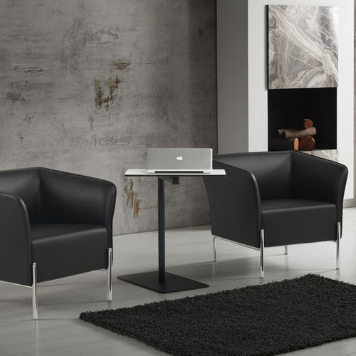 Fauteuil design minimaliste - LOUISE - Flekssit Office Furniture - en acier / en acier / en chrome