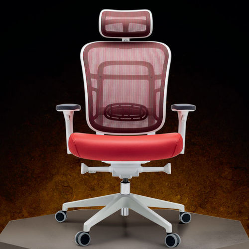 Fauteuil de direction contemporain - AURA - Flekssit Office Furniture - en cuir / en maille / en polyuréthane