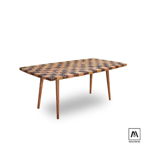 Table contemporaine - GRANADA - MAGNA NATURA | Cork Furniture - en liège / avec piètement en bois / rectangulaire