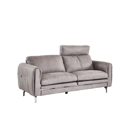 Canapé contemporain - MADISON - ZEDERE - en tissu / en cuir / gris