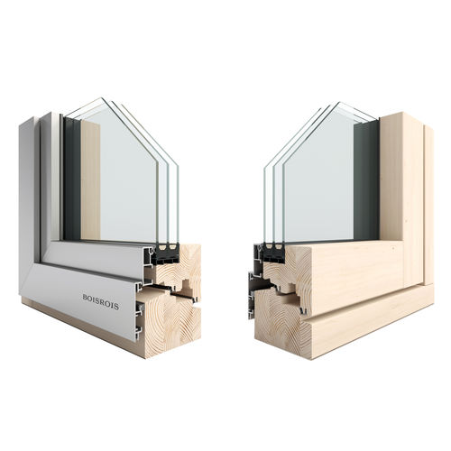 Profilé pour fenêtre en bois - ALUSTANDARD - BOISROIS - en aluminium / à isolation thermique / acoustique
