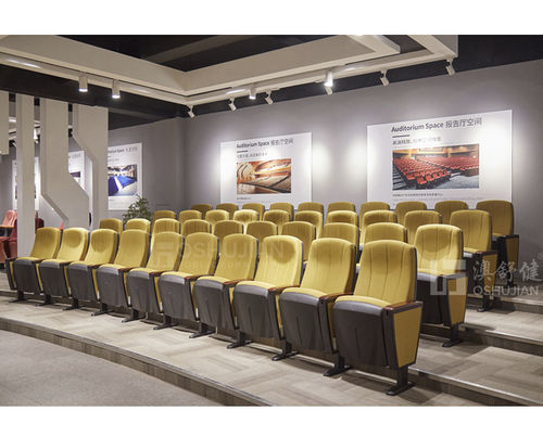 Fauteuil d'auditorium contemporain - RAF-P - Foshan Oshujian Furniture Manufacturing Co., Ltd. - en tissu / en métal / pliant