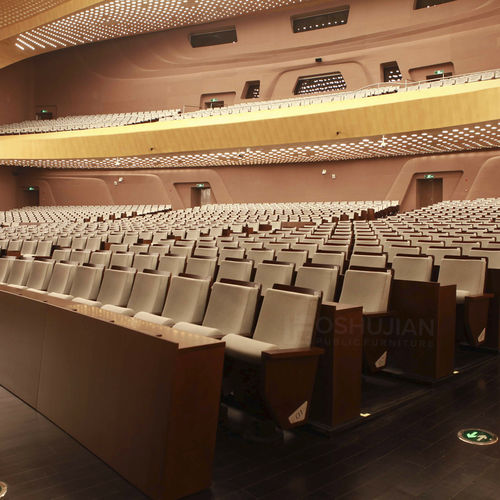 Fauteuil d'auditorium contemporain - Foshan Oshujian Furniture Manufacturing Co., Ltd. - en tissu / en mousse / en bois