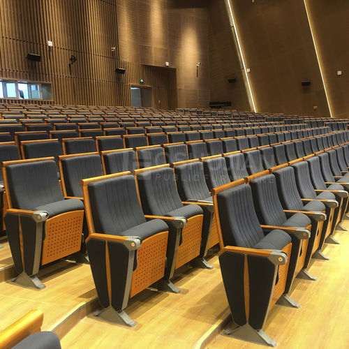 Chaise d'auditorium contemporaine - SJ9708H-P - Foshan Oshujian Furniture Manufacturing Co., Ltd. - d'intérieur / avec piètement en métal / pliante