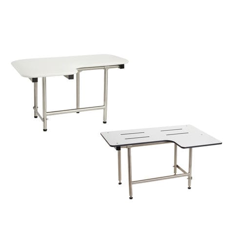 Siège de douche mobile - SSR2-320225-NW |SSL2-320225-PWS - Seachrome - à poser / en inox / professionnel
