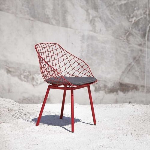Chaise contemporaine - CANASTA - Musola - d'intérieur / d'extérieur / en tissu