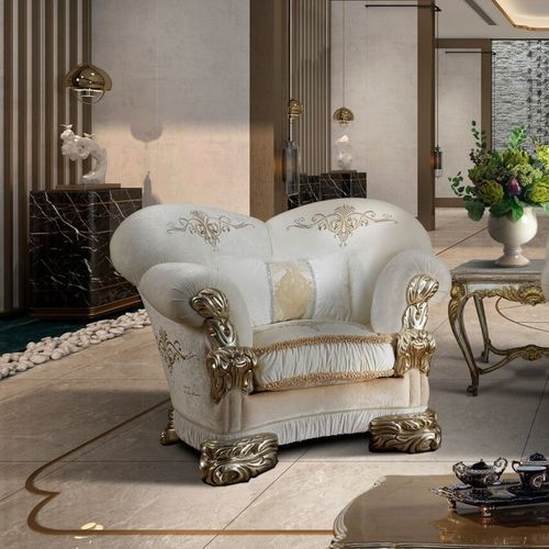 Fauteuil classique - VANITY - DI MARCO INTERIOR SOFA - en tissu / en bois massif / personnalisable