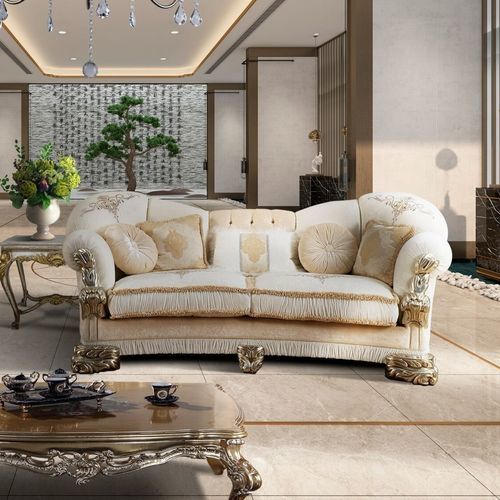 Canapé classique - VANITY  - DI MARCO INTERIOR SOFA - en tissu / avec accoudoirs / à coussins