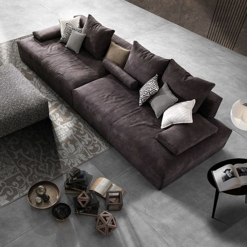 Canapé modulable - Metropolis - DI MARCO INTERIOR SOFA - contemporain / en tissu / fait main