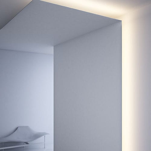Profil éclairant encastré - NISA-KRA - Klus Design - au plafond / à LED / professionnel