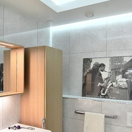 Profil éclairant encastré - POLI - Klus Design - au plafond / à LED / professionnel