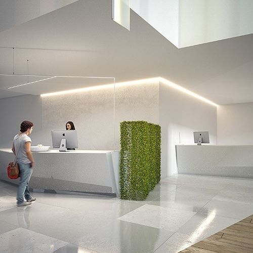 Profil éclairant encastré - KOZUS-CR - Klus Design - au plafond / à LED / professionnel