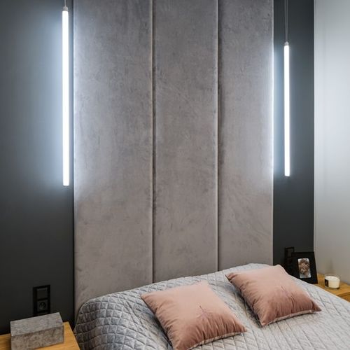 Profil éclairant suspendu - JAZ-DUO - Klus Design - à LED / professionnel