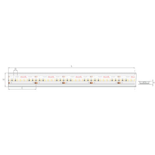 Ruban à LED - KWP-14KHEHD-1440-24V - Klus Design