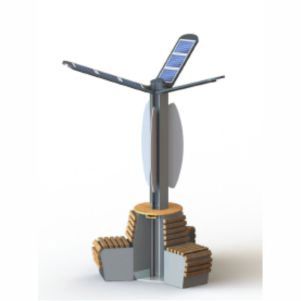 Panneau solaire hybride plan - WR-603 ENDIREK BANK - Winser Technical - standard / pour le béton