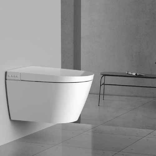Toilette intelligente - V7201-03 - MOPO SANITARY WARE - suspendue / en céramique / allongée