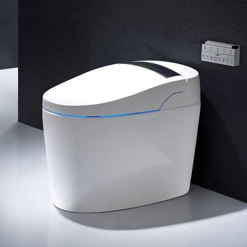 Toilette intelligente - MP-3018B - MOPO SANITARY WARE - à poser / en céramique / ovale